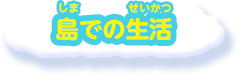 島での生活